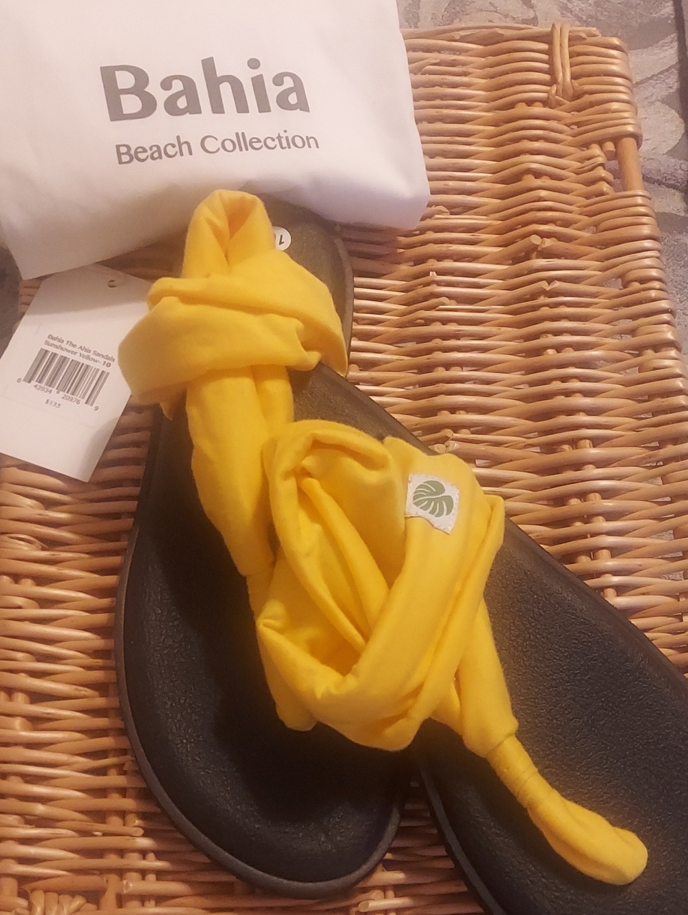 Bahia The Ahia Yellow Beach Sandals - Women